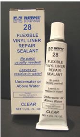 Vinyl Pool Liner Repair Sealant EZ Patch 28 in Clear