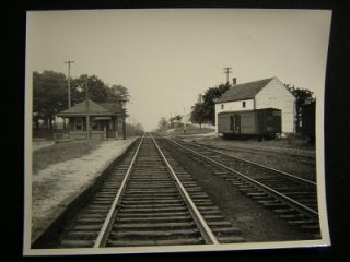 1936 Aquebogue Li NY Long Island New York Railroad Station LIRR Photo 