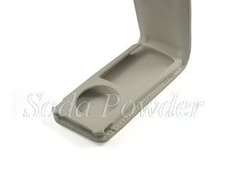 Leather Case Flip Cover for iPod Nano 5 5th Gen White