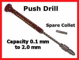    Jewelry Craft Hand Push Hole Mini Drill Pin Twist Spiral Archimedes