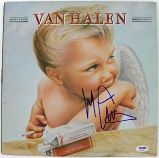 Michael Anthony Van Halen Signed Album Cover w Vinyl PSA DNA Q45800 