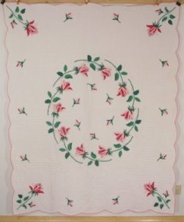 Garland of Roses Applique Quilt Kit Pattern