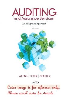   Assurance Services 14E by Arens Elder Beasley 14th Edition