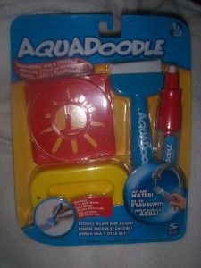 Aquadoodle Water Pen Accessories Pen Brush Stencils NIP