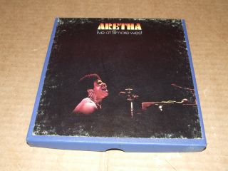 aretha franklin live at the filmore west reel to reel tape atlantic 7 