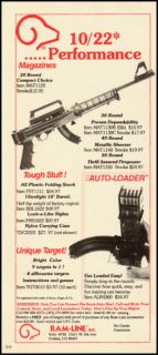 1964 Vintage Ad for RAM Line 10 22 Performance Gun Magazines Auto 