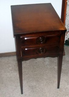 Antique Duncan Phyfe Nightstand End Table