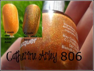   Nail Polish   Catherine Arley   806 Copper Orange   UK Seller
