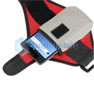 Sportband Armband Red Case for Blackberry Curve 8520 8530 9300 9330 3G 