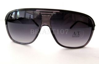 Armani Exchange Mens Sunglasses AX183 s Gray Black Purple A x Pouch $ 