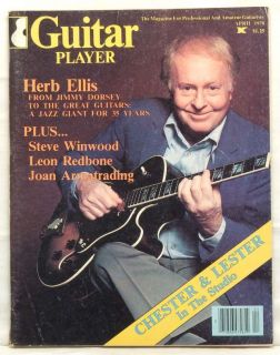   Magazine Herb Ellis Steve Winwood Leon Redbone Joan Armatrading
