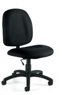 Black Armless Task Computer Office Desk Chairs New