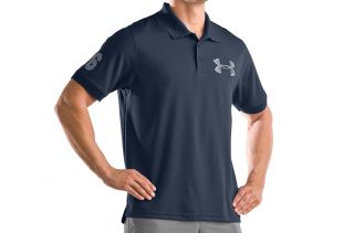 Mens Under Armour Clubhouse Exploded Logo Shortsleeve Polo