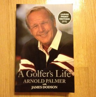 Arnold Palmer Autographed Book A Golfers Life