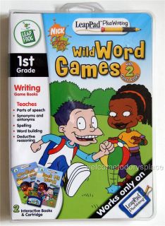 Nick Jr All Grown Up Leap Frog LeapPad Pluswriting Wild Word Games 1st 