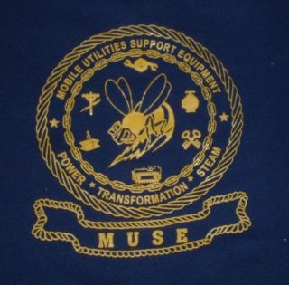 US Navy Seabees Sweatshirt x LG Muse Cotton Polyester