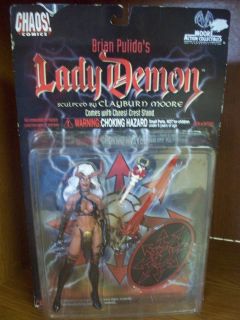 Brian Pulidos Lady Demon action figure Moore action collectibles CHAOS 