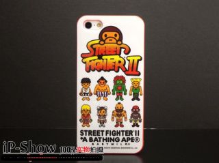 ID011 A Bathing Ape x Marvel Comics iPhone 5 Case Street Fighter II 