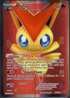 VICTINI FULL ART 98 101 NOBLE VICTORIES Pokemon Card ULTRA RARE HOLO 