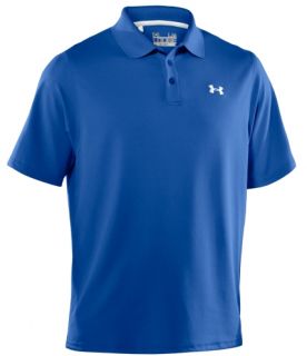 Mens Under Armour Golf Polo UA Performance Logo L LRG SS Shirt