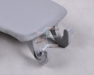 Leatherette Armrest Console Cover/Lid for Audi A6 A4 S4 Grey