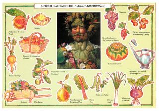 Vertumnus and Vegetables by Giuseppe Arcimboldo Art Postcard