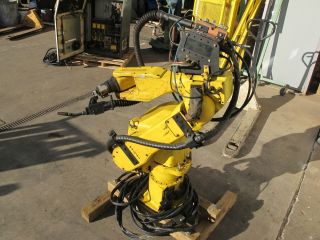Fanuc Arcmate 100 Welding Robot W/ Control And Teach Pendent + Many 