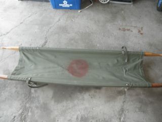 army green folding cot stretcher no shipping must be picked up