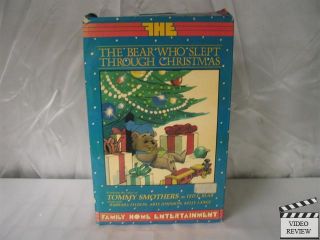 The Bear Who Slept Through Christmas VHS Large Case