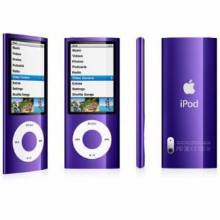 Apple iPod Nano 5th Generation Purple 16GB Video Camera FM Tuner