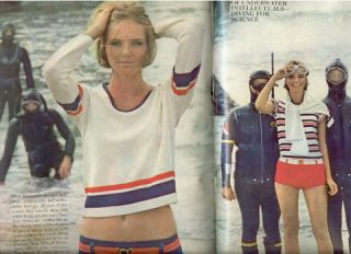 Glamour Magazine M 1967 Cheryl Tiegs Arthur Ashe Alpert