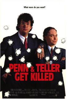 policies penn and teller get killed movie poster arthur penn