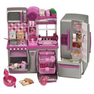   Doll Size Kitchen Appliances Accessories Lots of Food New in Bo