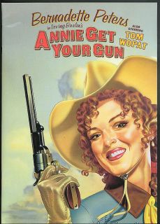 Bernadette Peters Tom Wopat Annie Get Your Gun Souvenir Program 1999 