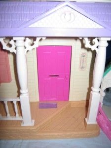   DOLLHOUSE LOVING FAMILY DOLL HOUSE HOME & STABLE and MINI VAN LOT