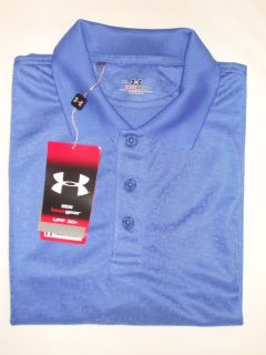 New Mens Under Armour s s Aquilla Polo Golf Shirt Pick A Size Sailor 