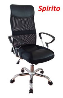 Spirito Executive High Back Mesh Computer Office Chair Black Color 1y 