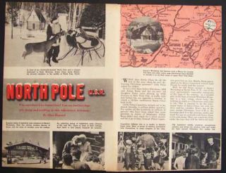 Santas Workshop North Pole Whiteface NY 1950 Pictorial
