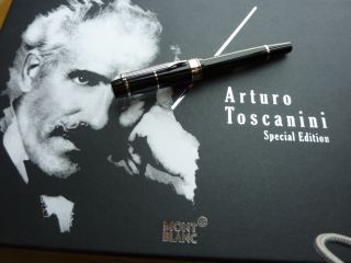 Arturo Toscanini Donation Fountain Pen edition MONTBLANC 2007 MINT 