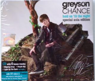 GREYSON CHANCE   HOLD ON TIL THE NIGHT SPECIAL MALAYSIA EDITION CD 