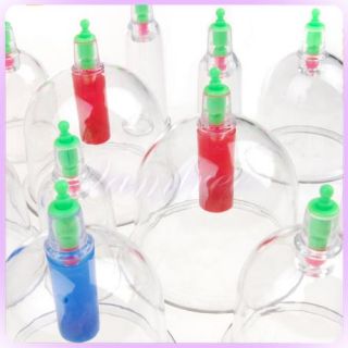 Chinese Traditional Medical Vacuum Cupping 12 Cups Kit