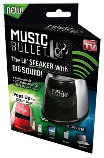 Music Bullet as Seen on TV Mini Speakers iPod  Player Accessories 