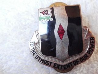 US Army 60th Infantry regiment Distinctive Unit PIN To The Utmost 