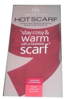 Aroma Home Hot Scarf Lavender Geranium Heat Therapy
