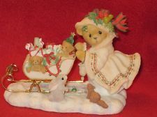 Cherished Teddies Astrid 864218 Sleigh Bunnies Christmas Presents 