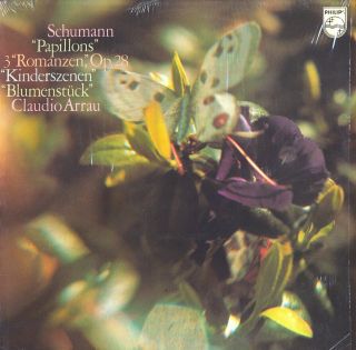 Arrau Schumann Papillons Romanzens Philips 6500 395 Red Label Holland 