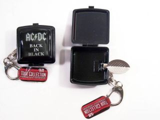 you will receive 3 different ac dc keychain ashtrays