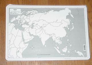 Learning Placemats Asia New M Ruskin Co