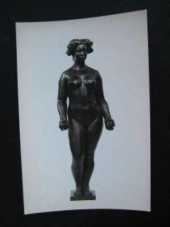 Aristide Maillol Pomona with Lowered Arms Bronze RPPC