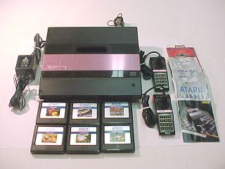 ATARI 5200 SYSTEM MINT WITH PROTECTIVE TAPE STILL ON AND 6 GAMES